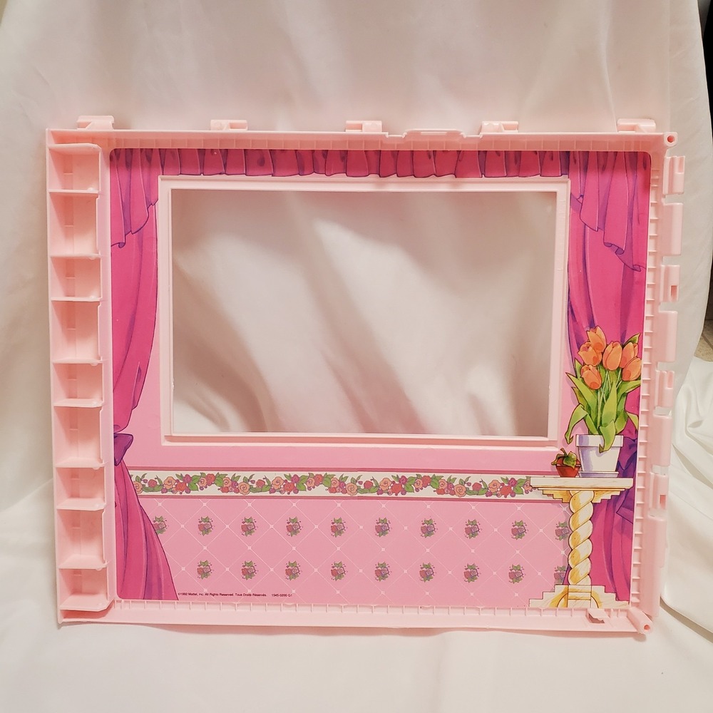 Vintage 1992 Barbie Fold 'N Fun Play House Wall Panel Replacement Mattel Pink